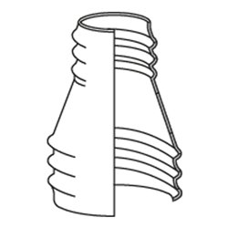 Norres Schrumpfschlauch CONNECT 223 100-130mm L.0,15m Rl.