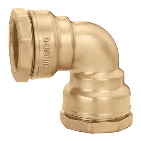 Caleffi Winkelverschraubung 866 Messing 63 mm