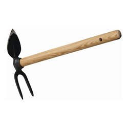 Freund Victoria Herzblatt-Häckchen Herzblatt+2 Zinken geschmiedet,m.Kurzstiel 45cm