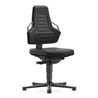 bimos Arbeitsdrehstuhl Nexxit Bodengleiter Supertec-Gewebe schwarz 450-600mm