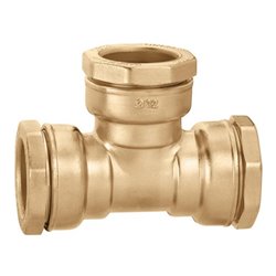 Caleffi T-Stück 864 Messing 50 mm