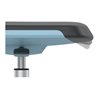 bimos Arbeitsdrehstuhl Labsit Rollen Sitzschale blau Supertec-Gewebe schwarz 450-650mm