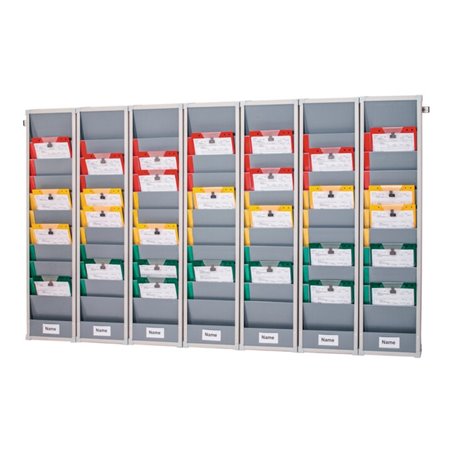 Planungstafel 7 Segmente B2300xH1282xT78mm inkl. Wandprofil f. DIN A5