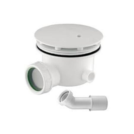 Hoesch Ablaufarmatur Compact d 90mm, m rd. Ablaufabdeckung, verchromt