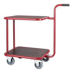 Griffroller L545xB445mm 2 Sperrholzplatten karminrot Gesamt-Trgf.200kg