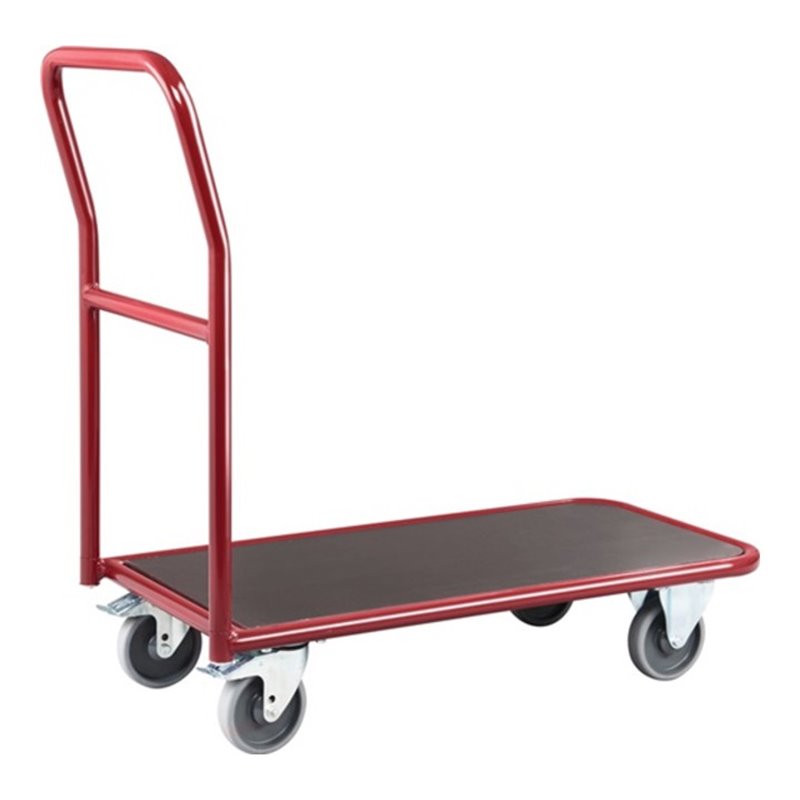 Plattformwagen Ladeflächen L830xB390mm STA karminrot Trgf.200kg