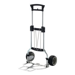 Transportkarre klappbar VA verchr.AluH.1120mm Schaufel-L420xB495mm Trgf.100kg