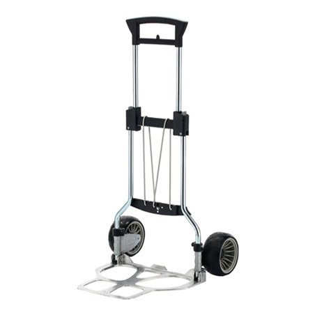 Transportkarre klappbar VA verchr.AluH.1120mm Schaufel-L420xB495mm Trgf.100kg