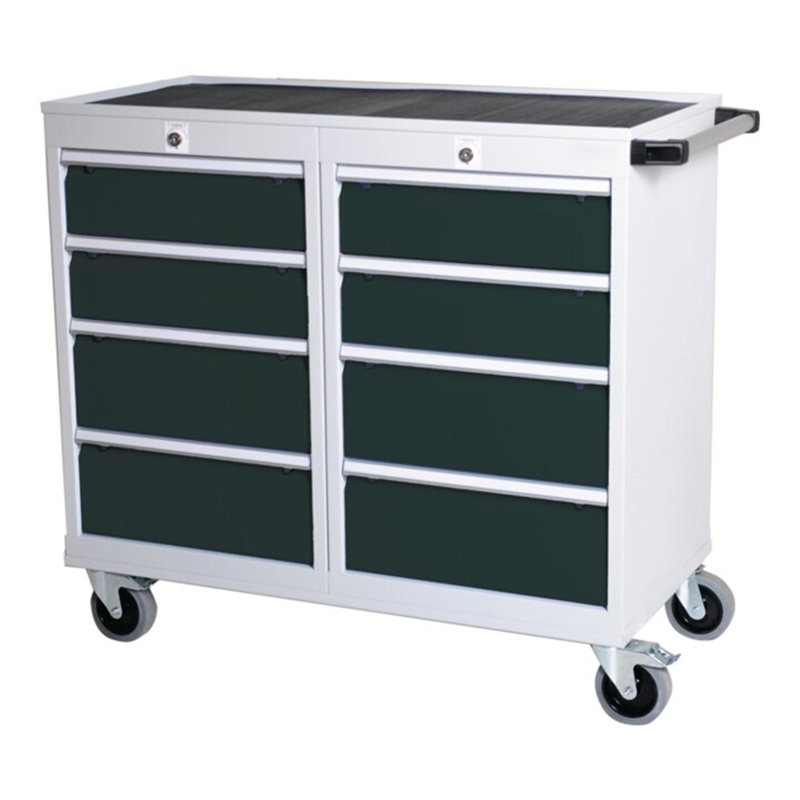 Bedrunka+Hirth Werkbank B1060xT500xH1005mm Buche Multiplex lichtgrau anthrazitgrau Anz.Schubl.8