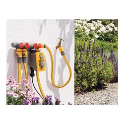 Hozelock 4-Wege-Hahnstück PVC