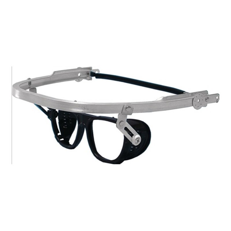 Klappbrille DIN EN 166 am Alu-U-Profil PC/Metall UHLEN