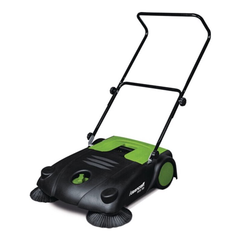 Cleancraft Handkehrmaschine HKM 700 m.2 Seitenbesen 700mm 2800 m²/h