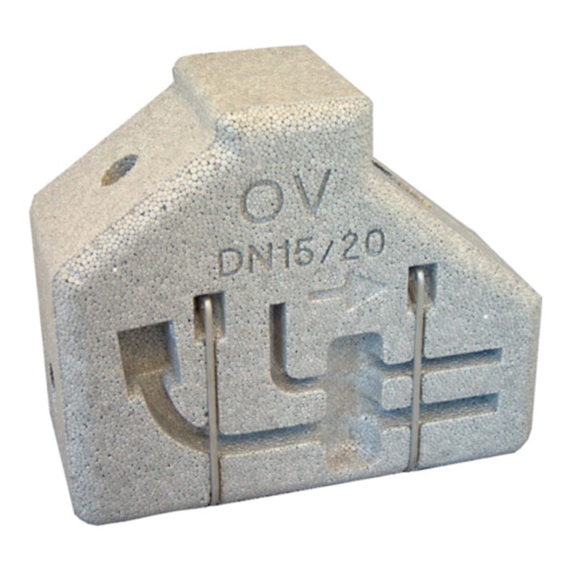 Oventrop Strangregulierventil Aquastrom C DN 20, Rp 3/4, beids. IG, mit Dämmung