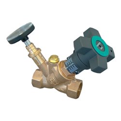 Oventrop Strangregulierventil Aquastrom C DN 20, Rp 3/4, beids. IG, mit Dämmung