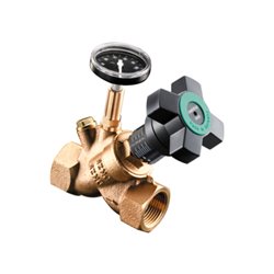 Oventrop Strangregulierventil Aquastrom C DN 20, Rp 3/4, beids. IG, mit Dämmung