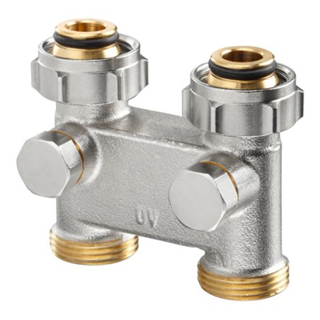 Oventrop Umlenkstück G 3/4 ÜMxG 3/4 AG, DG, m Absp., MS vern