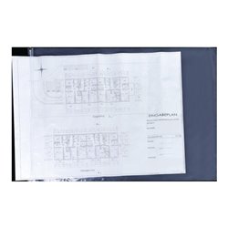 Böck Planschutztaschen 900x1280mm Gleitverschluss 2-seitig transparent