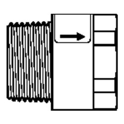 Oventrop Gasströmungswächter GS lageunabhängig, Stahl DN 25, 2,5 K