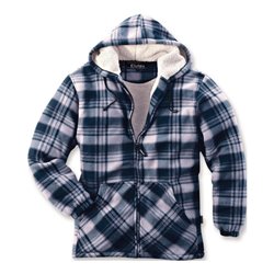 Scheibler Thermojacke Vancouver Gr.XXL blau/beige-kariert 100%PES