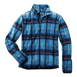 Fleecejacke Dolomit Gr.L blau-kariert SCHEIBLER