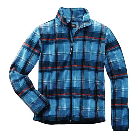 Fleecejacke Dolomit Gr.L blau-kariert SCHEIBLER