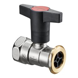 Oventrop Pumpenkugelhahn Optibal P DN 32, Rp 1 1/4xG 2, PN 10, Vtl., MS vn