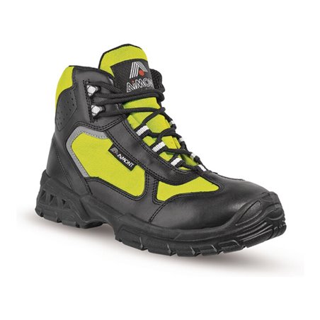 Aimont Sicherheitsstiefel Angel Gr.39 schwarz/grün Leder S3 SRC EN20345
