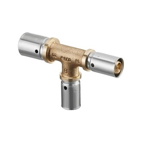 Oventrop Press-T-Stück Cofit PD Mittelabgang und Durchgang reduziert 20 x 16 x 16 mm