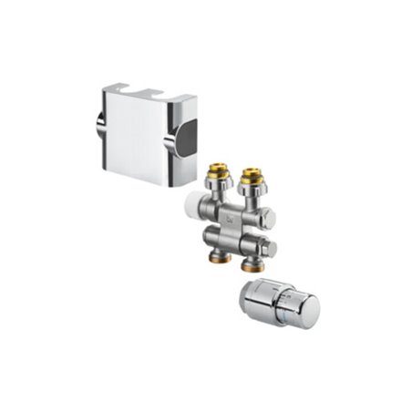 Oventrop Anschlussset schw, vc, f d. Anschl. an HK m G 1/2 IG