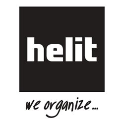 helit Prospekthalter H540xB240xT80mm DIN A5 hoch blau