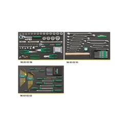 Stahlwille Werkzeugsortiment mit Werkstattwagen Anzahl Schubl.6 anthrazitgrau, 98830103