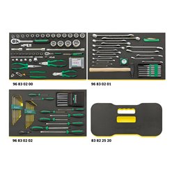 Stahlwille Werkzeugsortiment mit Werkstattwagen 90/132