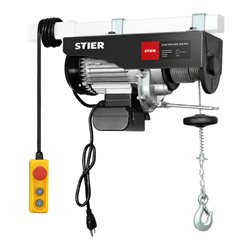STIER Elektrischer Seilzug Tragkraft 500 kg Leistung 1000 W