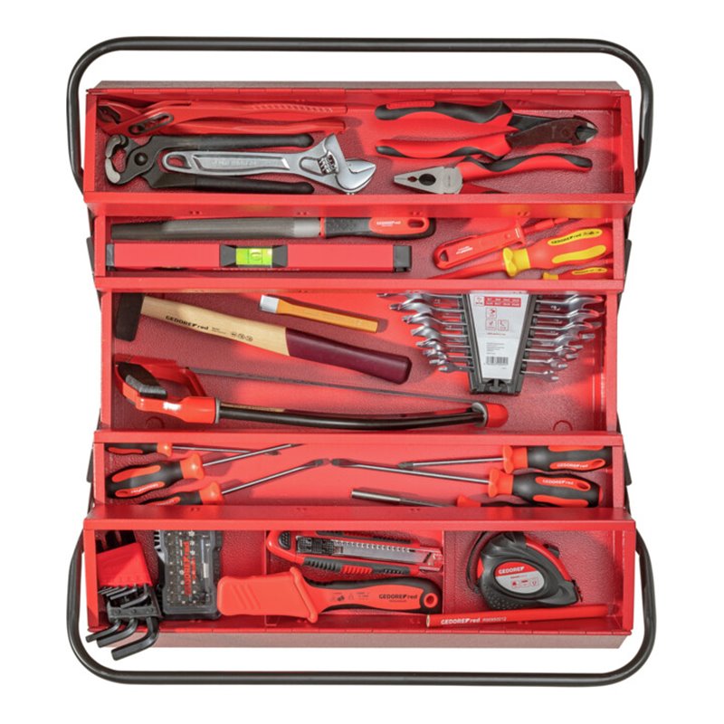 Gedore R21600072 Werkzeugsatz BASIS in Wkzeugkasten 72-teilig