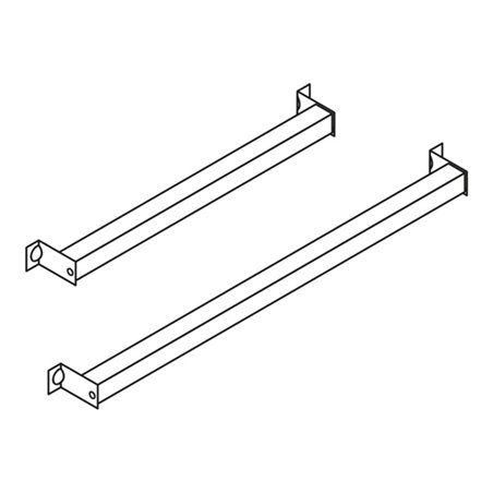 Säbu Diebstahlsicherung aus verzinktem Formstahl für Standardtür 1,30 m