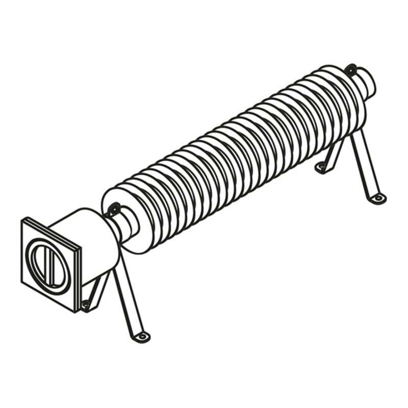 Säbu Rippenrohrheizofen RRH TR 3000 Werkstoff: Edelstahl 14512