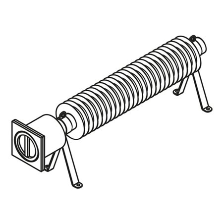 Säbu Rippenrohrheizofen RRH TR 3000 Werkstoff: Edelstahl 14512