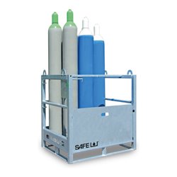 Säbu SAFE Gasflaschenpalette GFP 12 für 12 x 50 L Flaschen