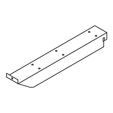Säbu Regalkragarm aus verzinktem Stahlblech Belastbar bis 60 kg/Konsole