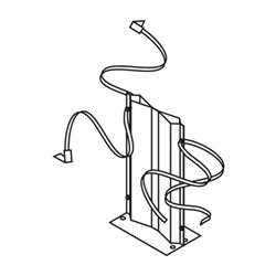 Säbu Fasshalterung für 2 Fässer verzinkt Zur Schraubbefestigung auf Gitterrosten