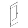 Säbu Mehrpreis für Tür mit Glasausschnitt Verbundsicherheitsglas ca. B 500 x H 1500 mm