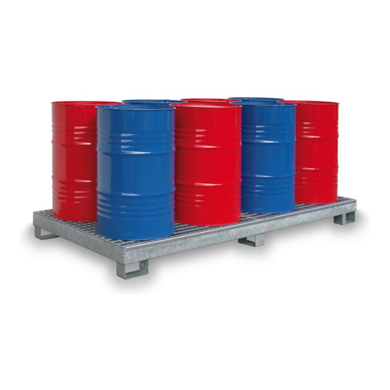 Säbu SAFE Systempalette SP 8 K verzinkt Auffangvolumen 246 L