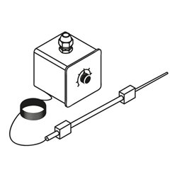 Säbu Raumtemperaturregler QTREK 400 V, Schutzart IP 54