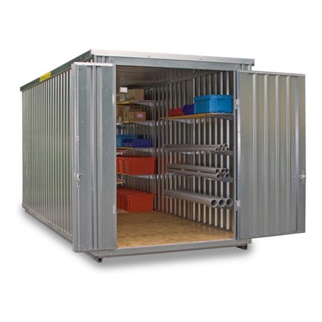 FLADAFI® Materialcontainer MC1600 XXLTS Verzinkt, zerlegt