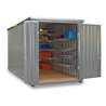 FLADAFI® Materialcontainer MC1600 XXLTS Verzinkt, zerlegt
