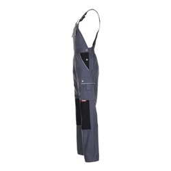 Planam Latzhose Canvas 320 grau