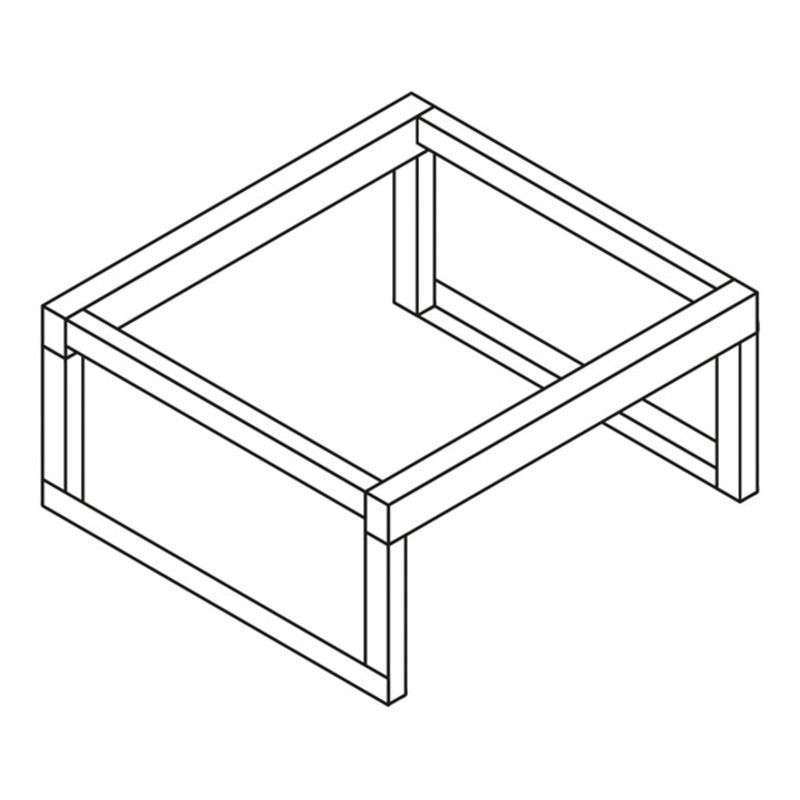 Säbu Fassbock FB 1,(ohne Fassauflage) verzinkt für 1 Fass 50/60 L oder 200 L