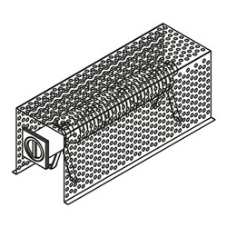 Säbu Explosionsgeschützter Rippenrohrheizofen Mit Schutzkorb geeignet für Zone 1 und Zone 2