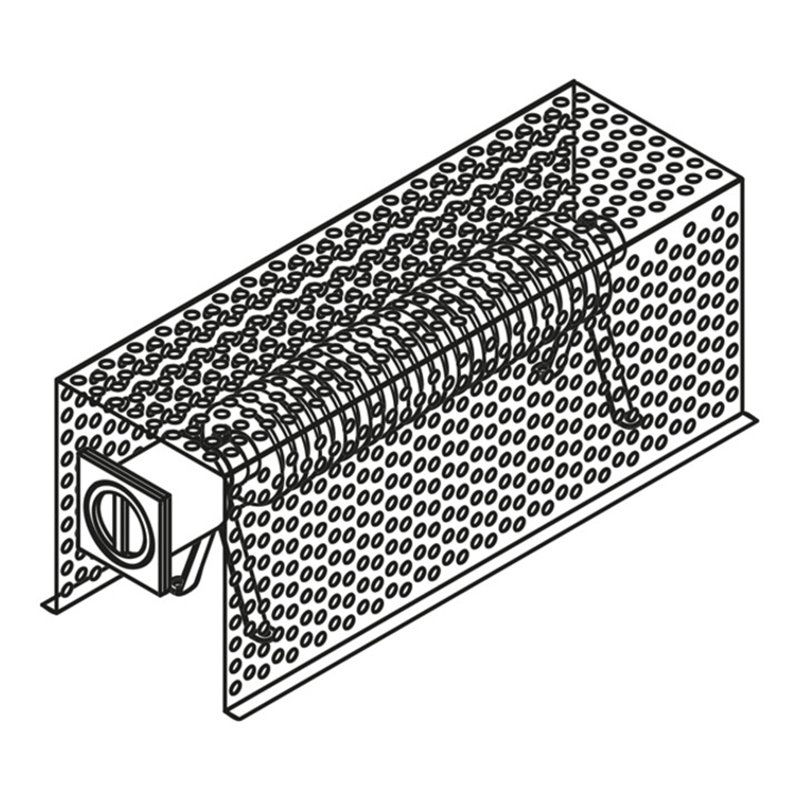 Säbu Explosionsgeschützter Rippenrohrheizofen Mit Schutzkorb geeignet für Zone 1 und Zone 2