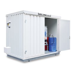 Säbu SAFE Tank STI 1000 KTC ALG, isolier,(Außenaufstellung) komplett montiert Kunststoffbeschichtet RAL 9002